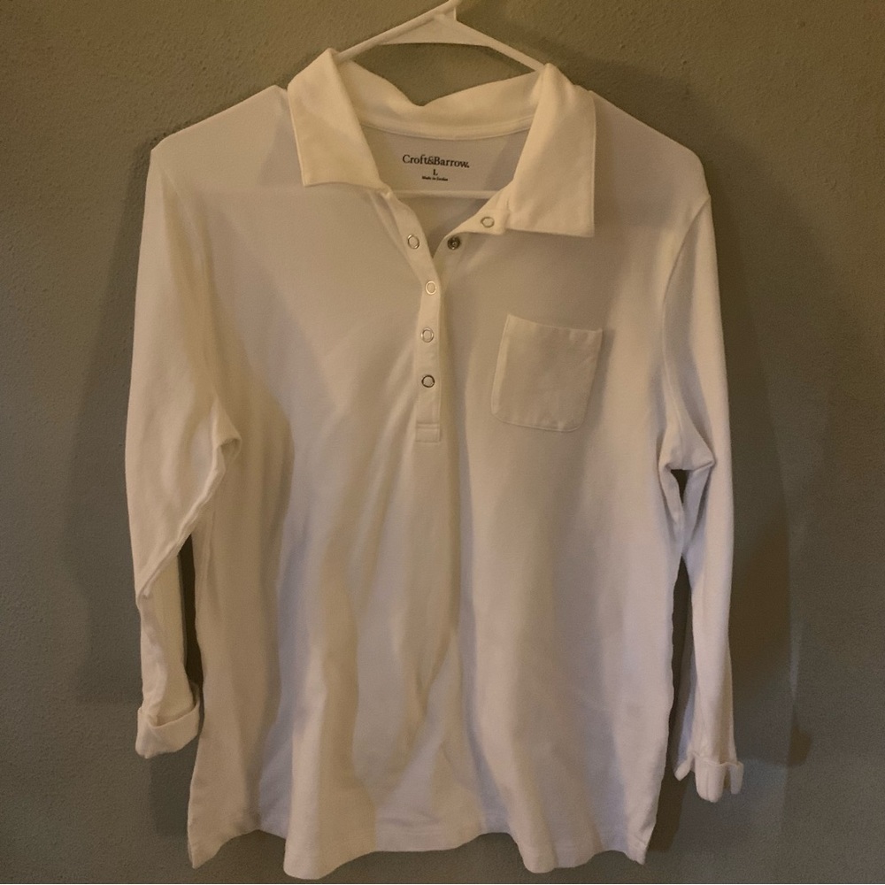 Croft & Barrow 3/4 sleeve Polo